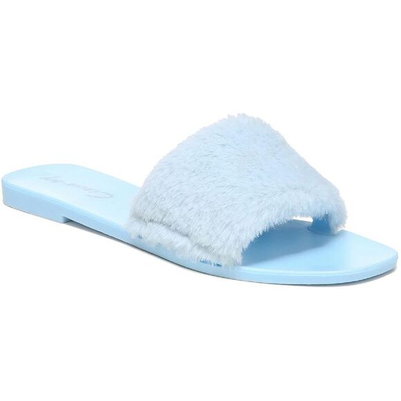 Circus by Sam Edelman Womens Everette Blue Cozy Jelly Sandals Shoes - Picture 1 of 4